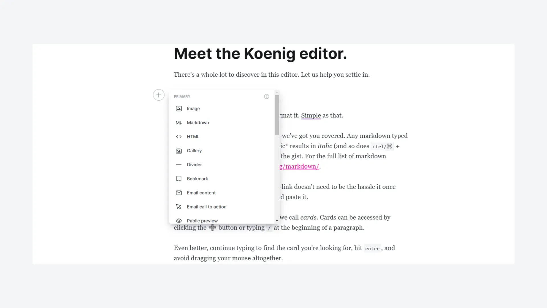 Ghost's Koenig Editor