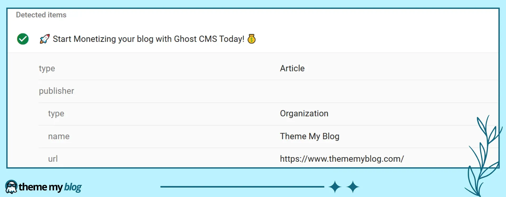 JSON LD Structured Data for Posts and Pages in Ghost CMS